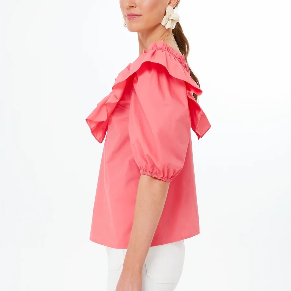 New Punchy Pink Ruffle Collar Mae Blouse
ENGLISH FACTORY